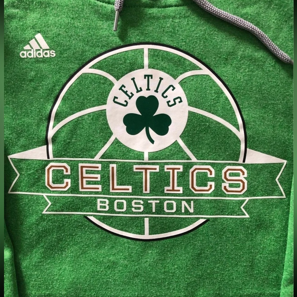 Adidas Boston Celtics Climawarm Hoodie - Men’s S